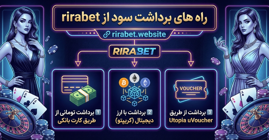 راه های برداشت سود از rirabet